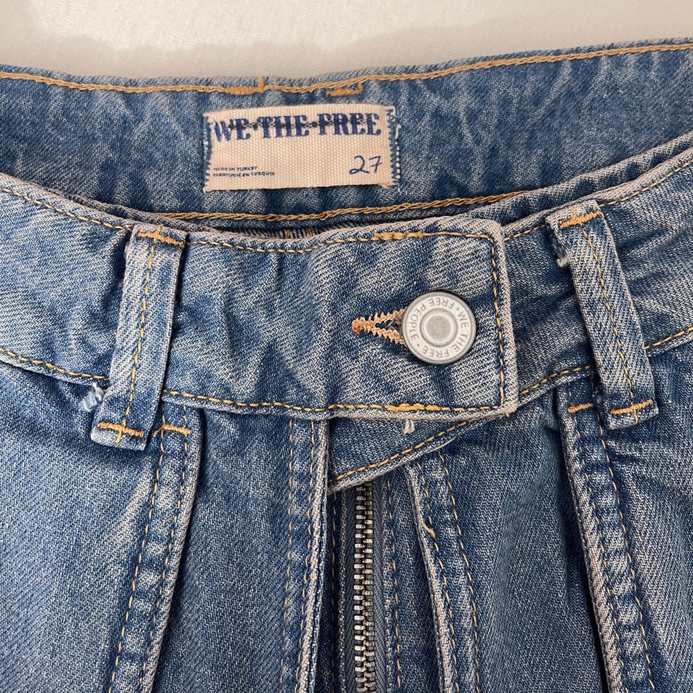 NWOT Free People Prince Street Denim Micro Shorts Size 27 - Picture 9 of 10